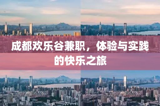 成都欢乐谷兼职，体验与实践的快乐之旅