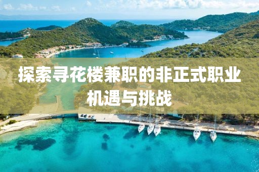 探索寻花楼兼职的非正式职业机遇与挑战